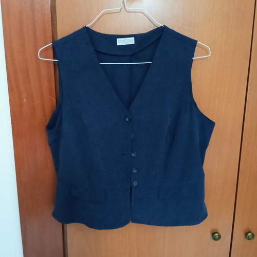 Oscar women's vest dark blue like new, no lining, size 5XL