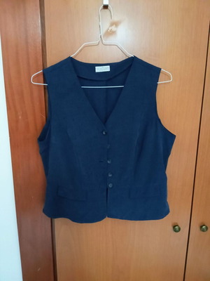 Oscar women's vest dark blue like new, no lining, size 5XL