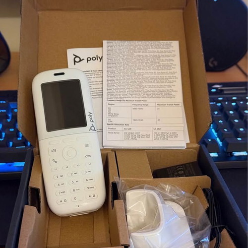 Poly Rove 40 IP cordless phone, white