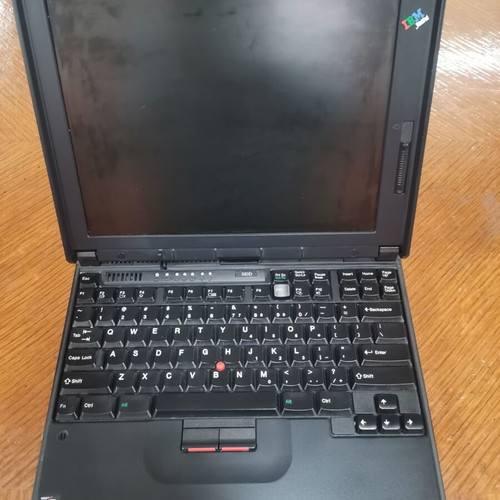IBM ThinkPad 380ED laptop used, vintage 1997 model