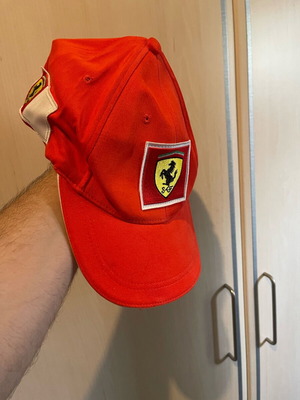 Puma x Ferrari collectible hat like new, red