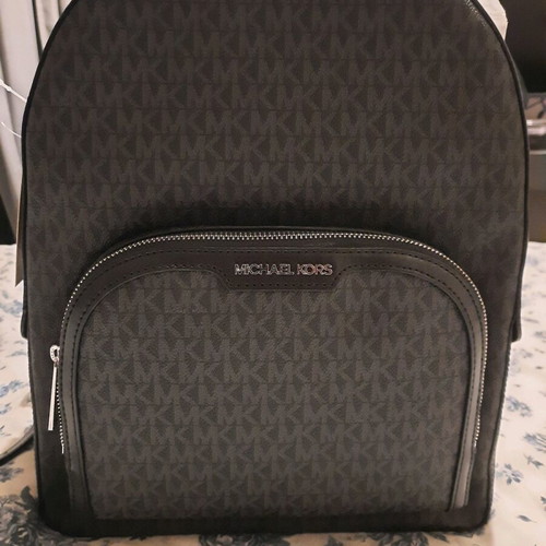 Michael Kors Jaycee black backpack new with tag