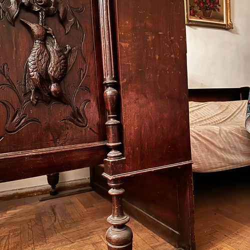 Carved vintage shelf furniture used