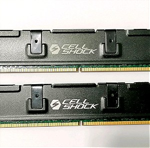 Μνήμη RAM SDRAM CELL-SHOCK DDR2 800GHz 2x1GB