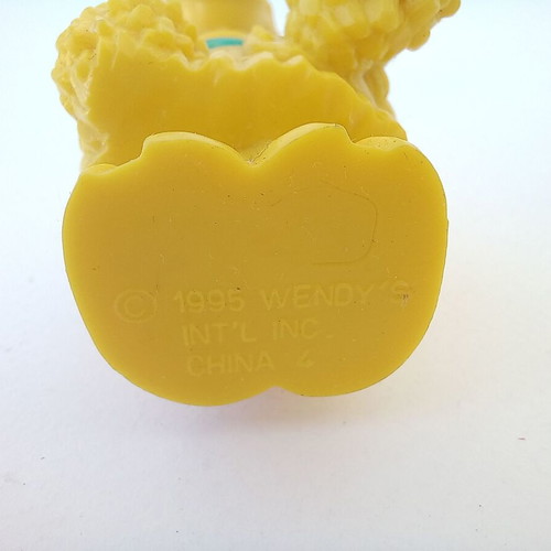 Collectible giraffe cheerleader pen figure Wendy's used, 1992-1995