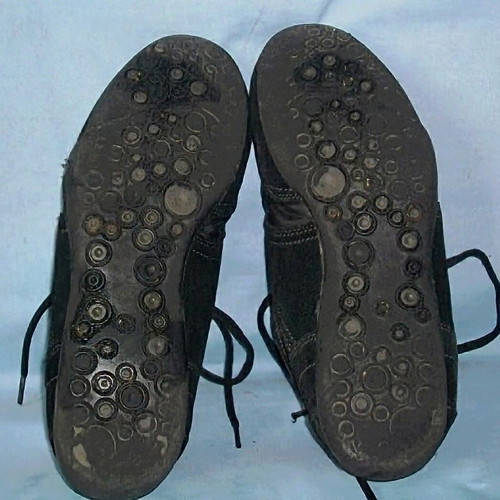 SW3 vintage women's sneakers like new, sports style, leather and suede