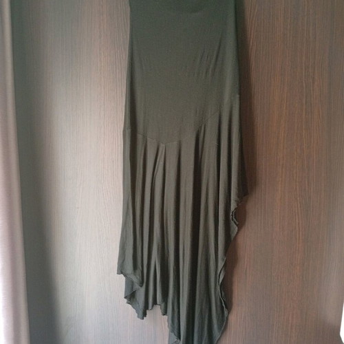 Women's black strapless dress like new, size XL