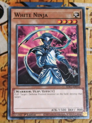 White Ninja Effect Monster σαν καινούργιο, κατάλληλο για Goat Deck