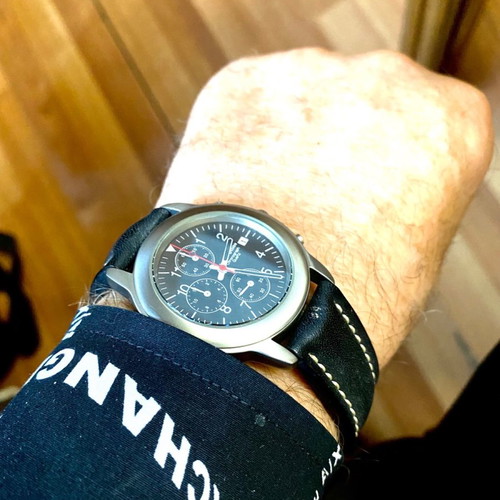 Titanium By IDEEN & DESIGN chronograph quartz Swiss made used
