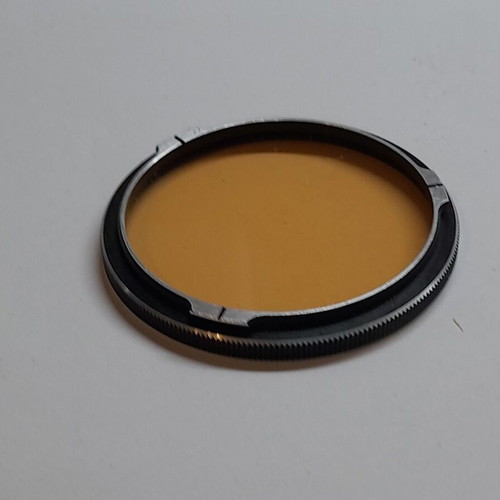 Authentic Walz 85C Coated Brown filter used for Rolleiflex F 3.5 Planar or Xenotar lenses