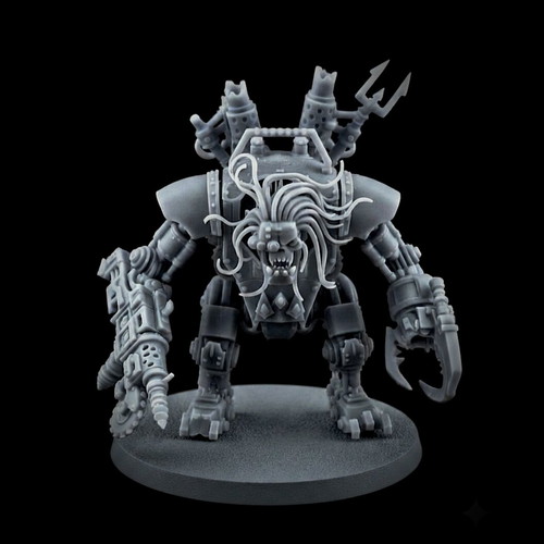 Da Mek Boss custom sci-fi miniature for Warhammer 40,000
