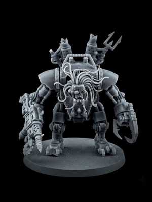 Da Mek Boss custom sci-fi miniature for Warhammer 40,000