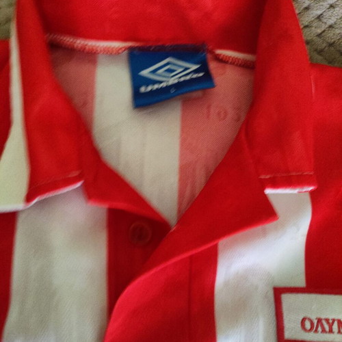 Olympiakos Retro Umbro Jersey Large like new