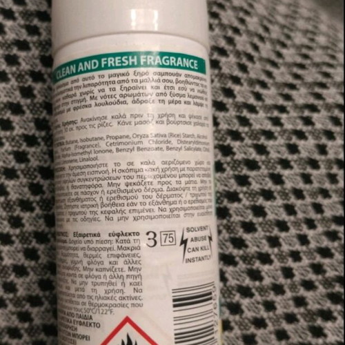 Dry shampoo unused