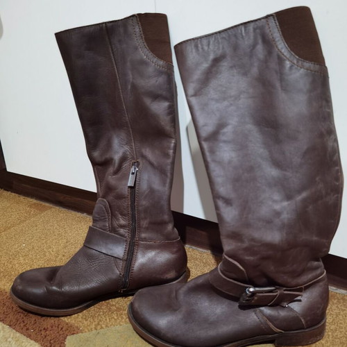 Brown Reaction Kenneth Cole boots used, leather, size 36