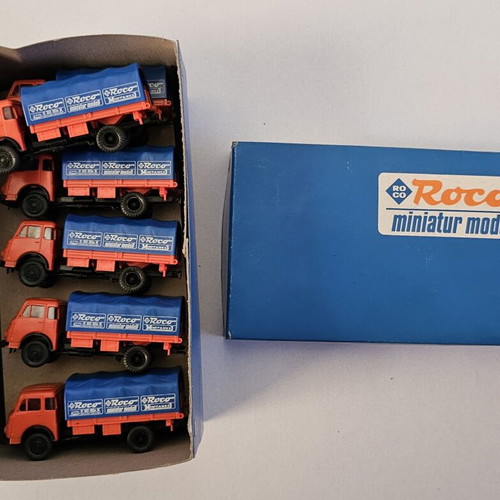 Roco Minitanks HO 1:87 collectible truck set of 5 with box