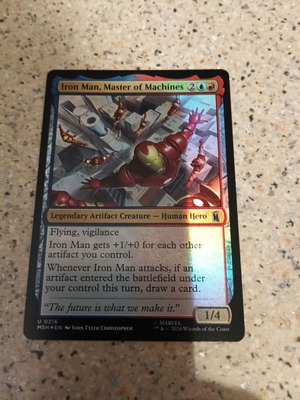 Magic the Gathering Iron Man, Master of Machines foil κάρτα