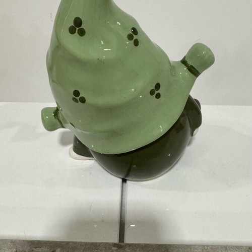 Ceramic gnome used, beautiful decoration for home and garden