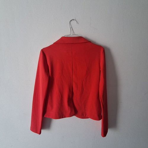 ANEL women's coral orange blazer size M