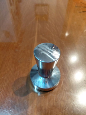 Coffee tamper Motta like new, solid aluminium 58 mm