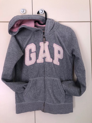 Children's sweatshirt with zipper and hood, good condition, size 152 cm