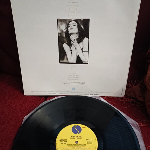 Madonna Like A Prayer vinyl record new, Greek pressing