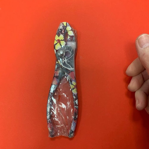 Pliers with floral design