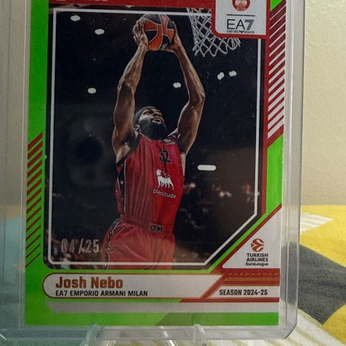 Josh Nebo Panini Donruss Euroleague 2024-25 green card like new #/25