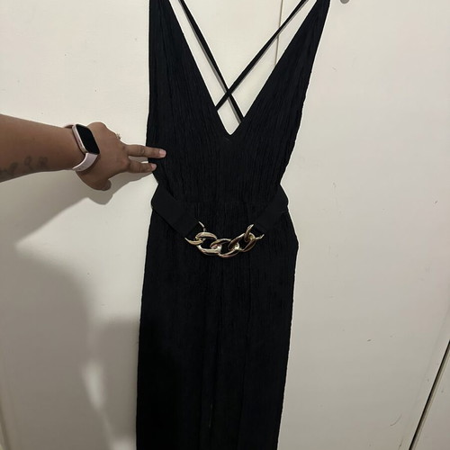 Jumpsuit black like new, one size