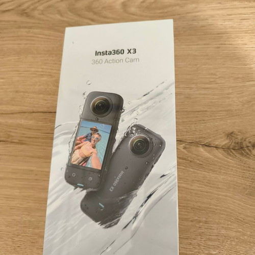 Insta360 X3 5K 360 Action Camera with 2.29" Touchscreen and Wi-Fi, Black
