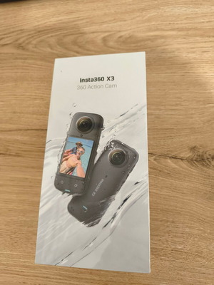 Insta360 X3 5K 360 Action Camera with 2.29" Touchscreen and Wi-Fi, Black