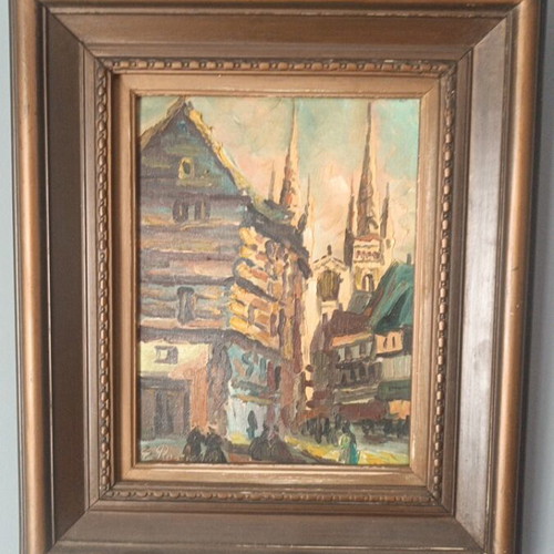 Painting used, size 32x37