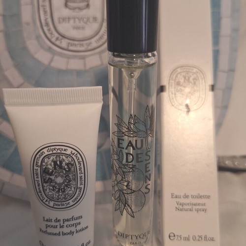 Diptyque Duo Set Eau des Sens new, Eau de Toilette 7.5ml & Body Lotion 10ml
