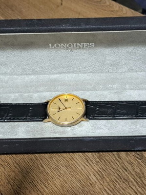 Longines La Grande Classique wristwatch used, gold-plated, with box