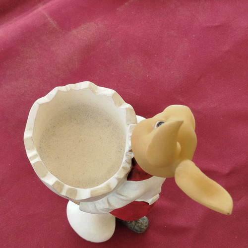 Egg holder bunny new, red Easter color