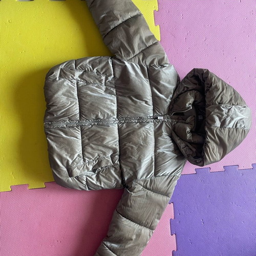 Children's puffer jacket Ovs Fashion like new, green and gold