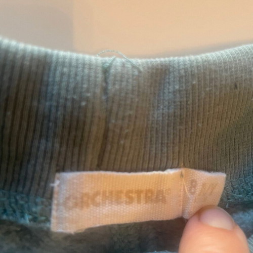 Orchestra No8 green slim fit sweatpants