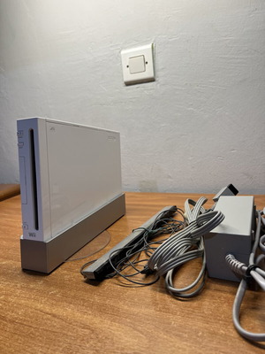 Nintendo Wii console used with Wii Sports and all accessories
