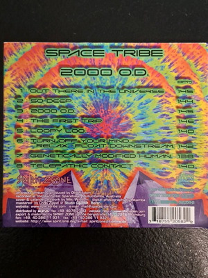 Space Tribe 2000 O.D CD like new, electronic