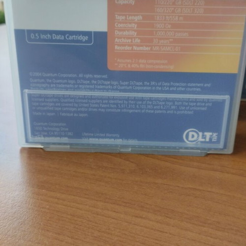 Quantum Super DLT tape I new, pack of 3 storage cartridges 160-320 GB