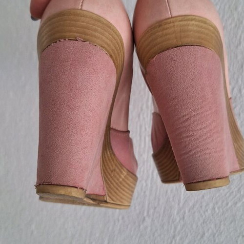 Platform shoes size 37 like new, pink