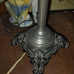 Lamp converted into adjustable light fixture