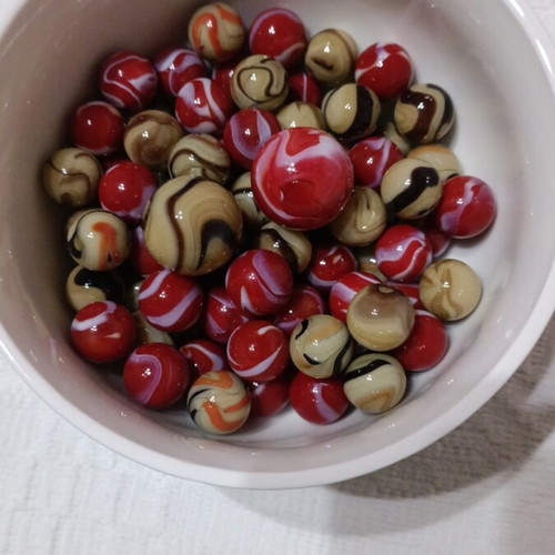 Marbles new, set of 80 pcs φ16 plus 2 pcs φ25