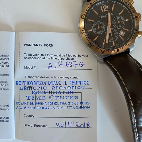 Nautica men's watch used