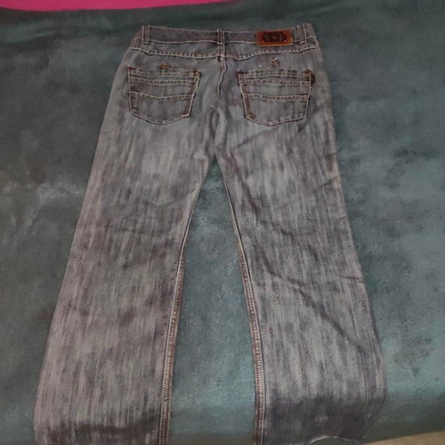 Vintage MTNG jeans size 33 like new, distressed grey-blue