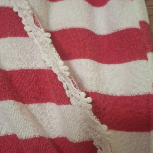 Lynne terry striped romper white and red like new