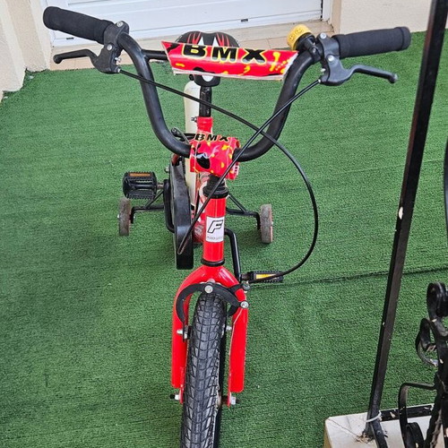 Free Ride BMX 16'' kids bike, red and white