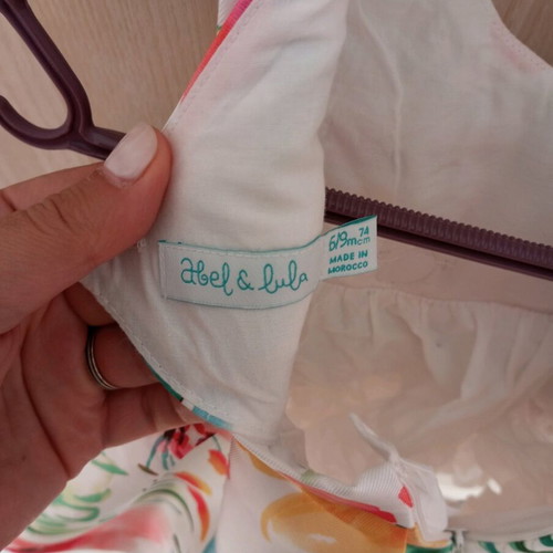 Baby dress Abel&lula 6-9 months like new
