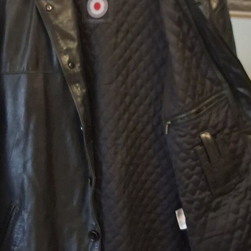 Leather jacket Spike Jones XXL like new, black