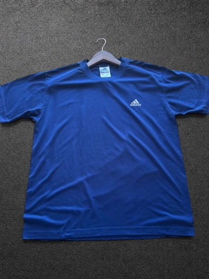 Adidas Vintage 90s T-shirt Navy Blue Size L Like New